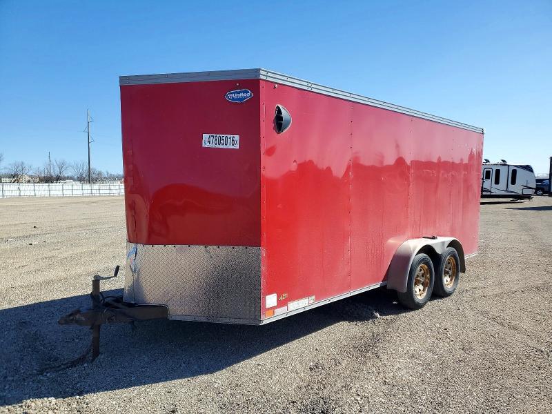 2021 United Enclosed cargo VIN 56JTE1626MA175574 COPART salvage auction — FRONT END, IA - CERTIFICATE OF TITLE, sold $875 on 2026-07-28 (photo 2)