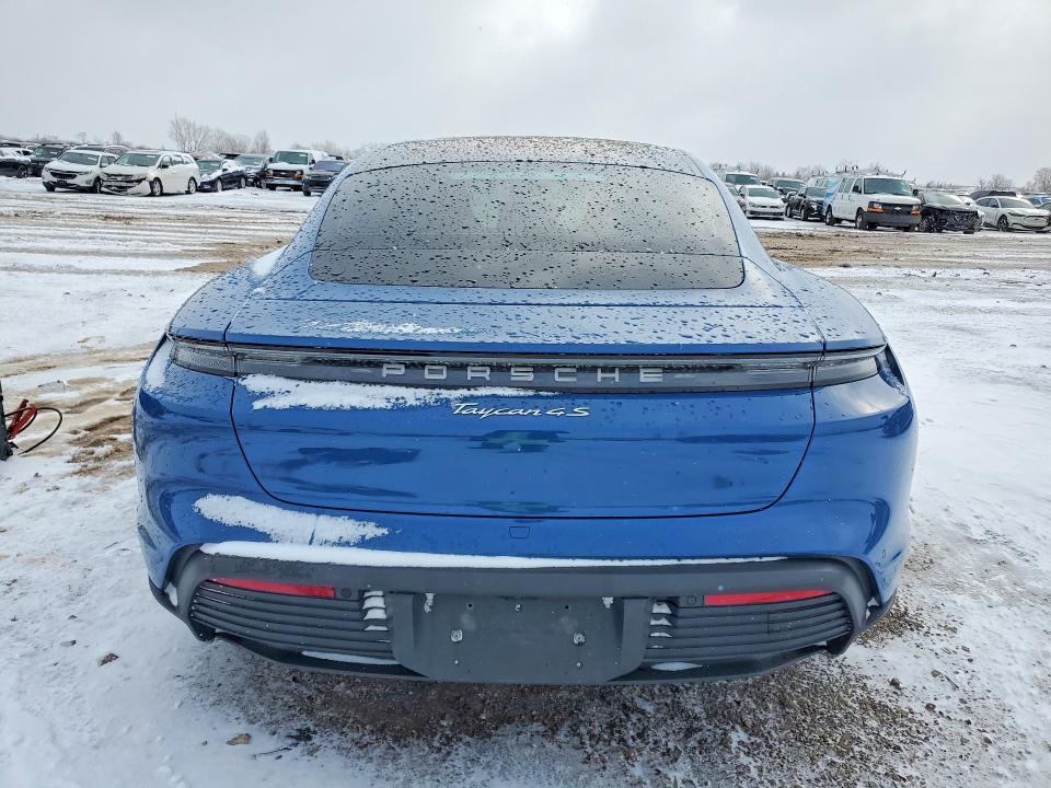 2021 Porsche Taycan VIN WP0AB2Y19MSA44258 COPART salvage auction — FRONT END, Il - Salvage Certificate, sold $24,100 on 2026-07-16 (photo 6)