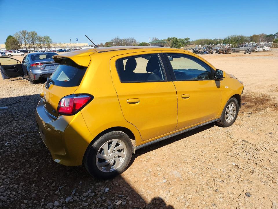 2024 Mitsubishi Mirage VIN ML32AUHJ3RH010971 COPART salvage auction — FRONT END, Al - Cert Of Title-Salvage Title, sold $1,400 on 2026-07-15 (photo 3)