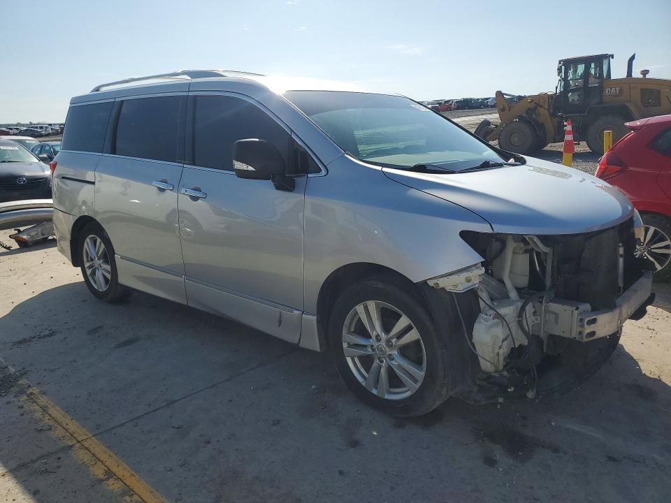 2015 Nissan Quest VIN JN8AE2KP9F9129701 COPART salvage auction — FRONT END, Ky - Cert Of Title-Salvage, sold $650 on 2026-07-30 (photo 4)