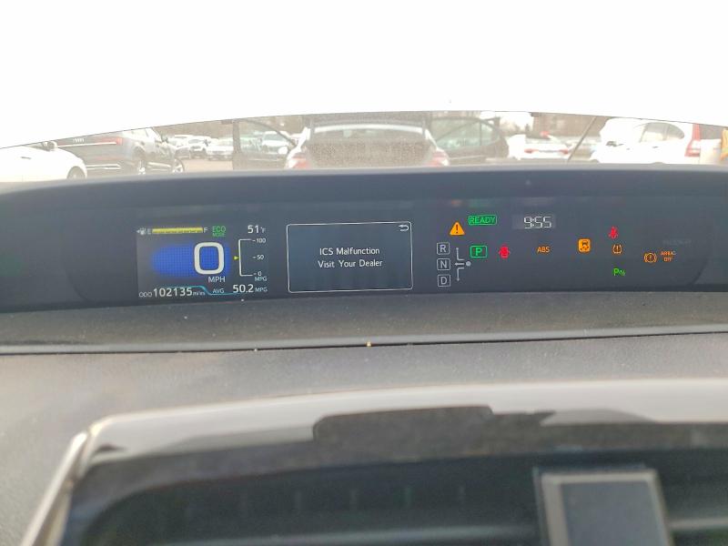 2018 Toyota Prius VIN JTDKARFU1J3551686 COPART salvage auction — FRONT END, CT - CERT OF TITLE-SALVAGE, sold $450 on 2026-07-28 (photo 9)
