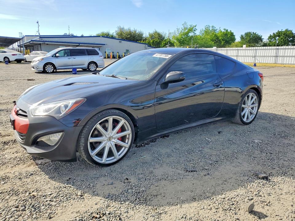 2013 Hyundai Genesis VIN KMHHU6KJ7DU091780 COPART salvage auction — MECHANICAL, Ca - Dis/Dlr/Exp Only Clean Title, sold $700 on 2026-07-28 (photo 1)