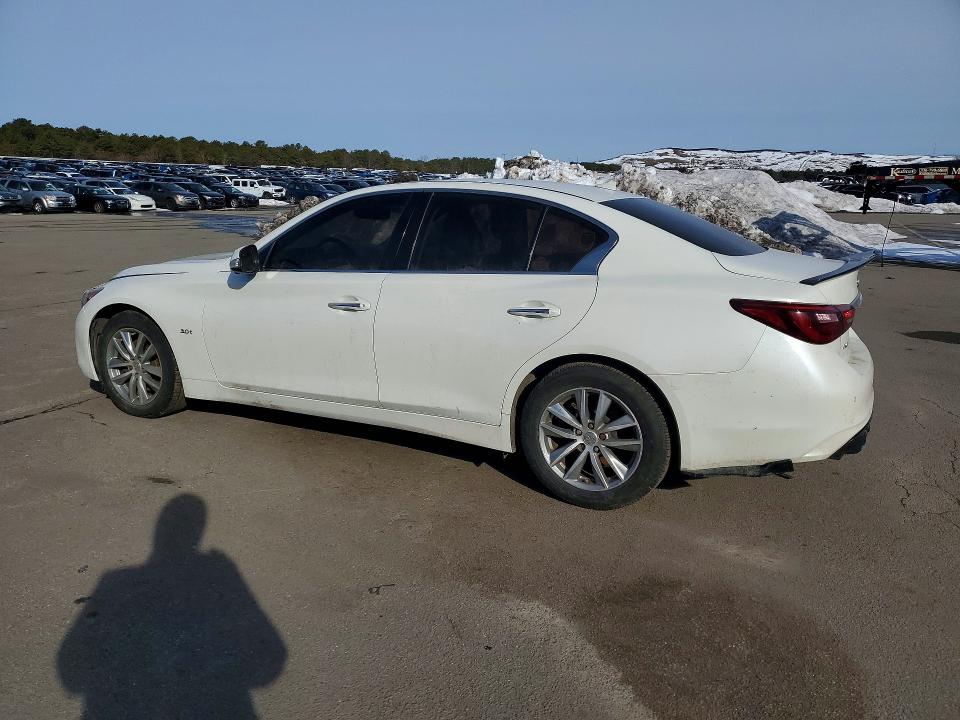 2018 Infiniti Q50 VIN JN1EV7AR4JM440524 COPART salvage auction — FRONT END, Ny - Mv907A-Parts Only, sold $1,000 on 2026-07-27 (photo 2)