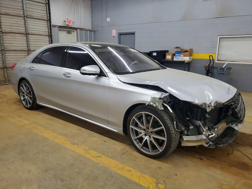 2019 Mercedes-benz S-klasse VIN WDDUG6GB7KA454918 COPART salvage auction — FRONT END, NC - SALVAGE CERTIFICATE OF TITLE, sold $7,200 on 2026-07-29 (photo 4)