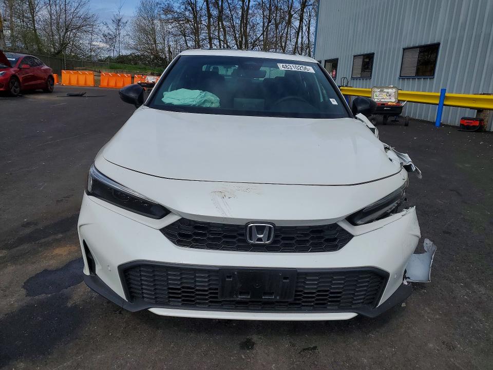 2025 Honda Civic VIN 2HGFE4F88SH355109 COPART salvage auction — FRONT END, Or - Salvage Title Certificate, sold $10,400 on 2026-07-29 (photo 5)