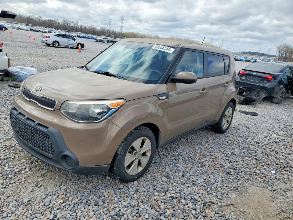 2014 Kia Soul VIN KNDJN2A21E7067819 COPART salvage auction — NORMAL WEAR, Tn - Salvage Certificate, sold $400 on 2026-07-14 (photo 1)