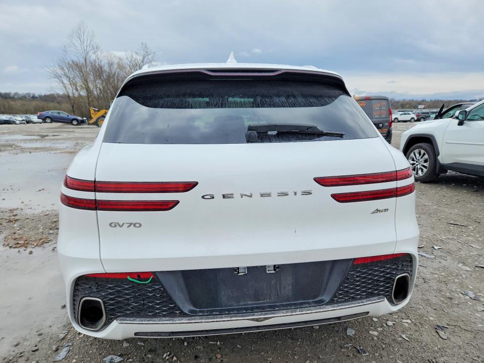 2023 Genesis Gv70 VIN KMUMADTB1PU133837 COPART salvage auction — VANDALISM, Id - Salvage Certificate Of Title, sold $15,200 on 2026-07-08 (photo 6)