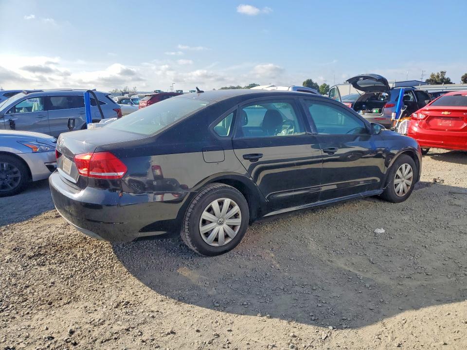 2012 Volkswagen Passat VIN 1VWAP7A30CC056960 COPART salvage auction — SIDE, Ca - Dis/Dlr/Exp Only Clean Title, sold $450 on 2026-07-02 (photo 3)