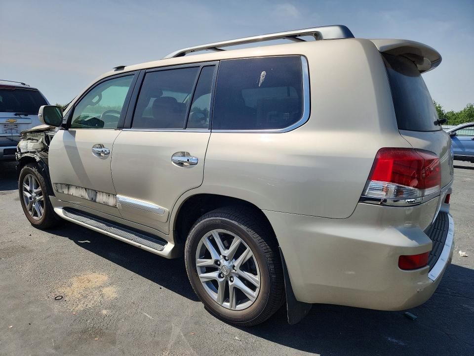 2013 Lexus Lx 570 VIN JTJHY7AX5D4119884 COPART salvage auction — FRONT END, Ca - Salvage Certificate, sold $14,900 on 2026-07-16 (photo 2)