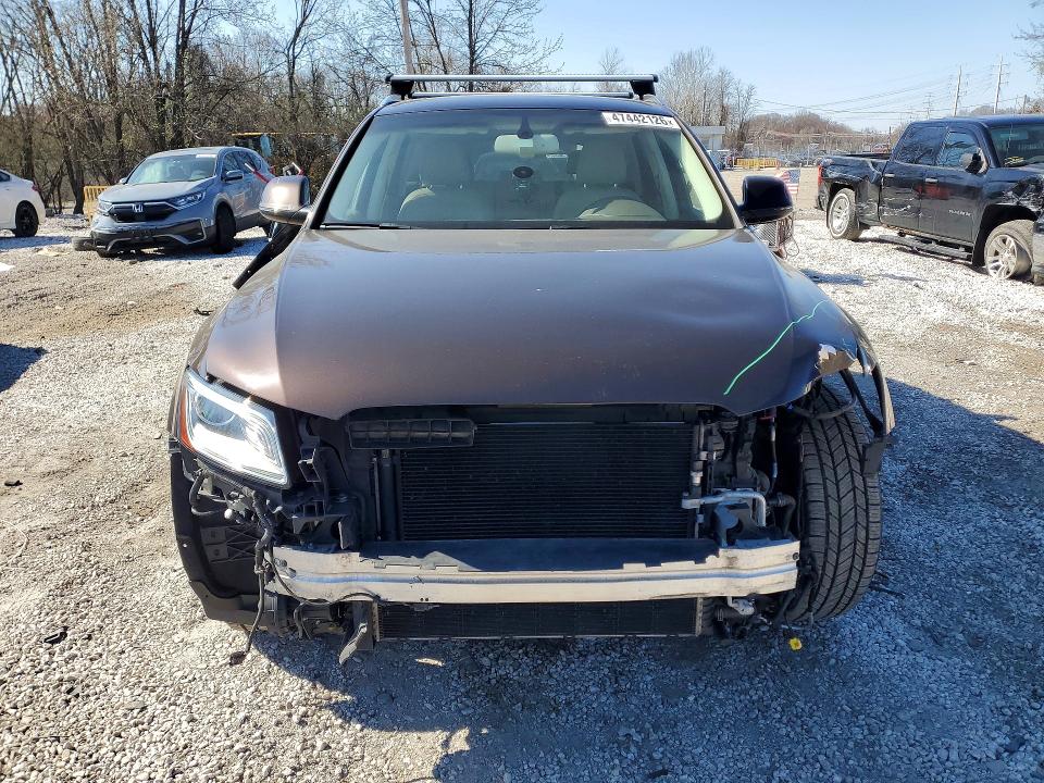 2013 Audi Q5 VIN WA1DGAFP0DA066548 COPART salvage auction — FRONT END, Md - Cert Of Salvage > 75% Damage, sold $600 on 2026-07-09 (photo 5)