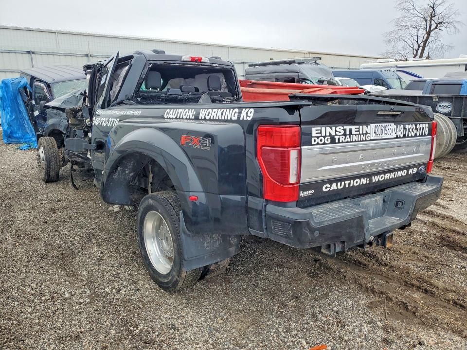 2022 Ford F450 VIN 1FT8W4DT6NED31236 COPART salvage auction — ALL OVER, Mi - Cert Of Title-Salvage Vehicle, sold $9,900 on 2026-07-22 (photo 2)