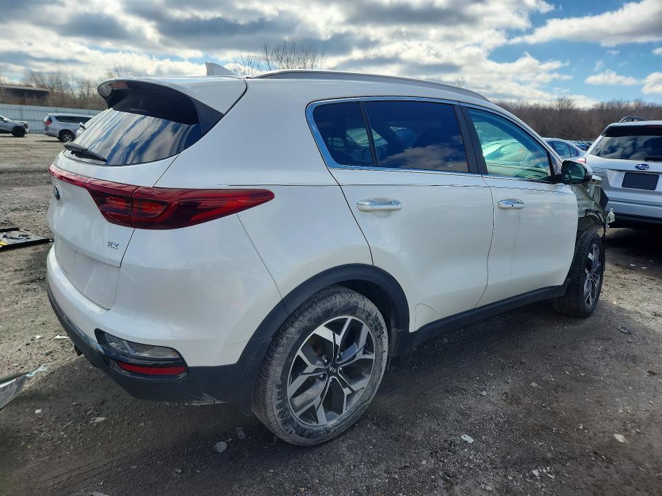 2020 Kia Sportage VIN KNDPN3AC1L7633189 COPART salvage auction — FRONT END, Ma - Cert Of Title-Salvage, sold $4,300 on 2026-07-08 (photo 3)