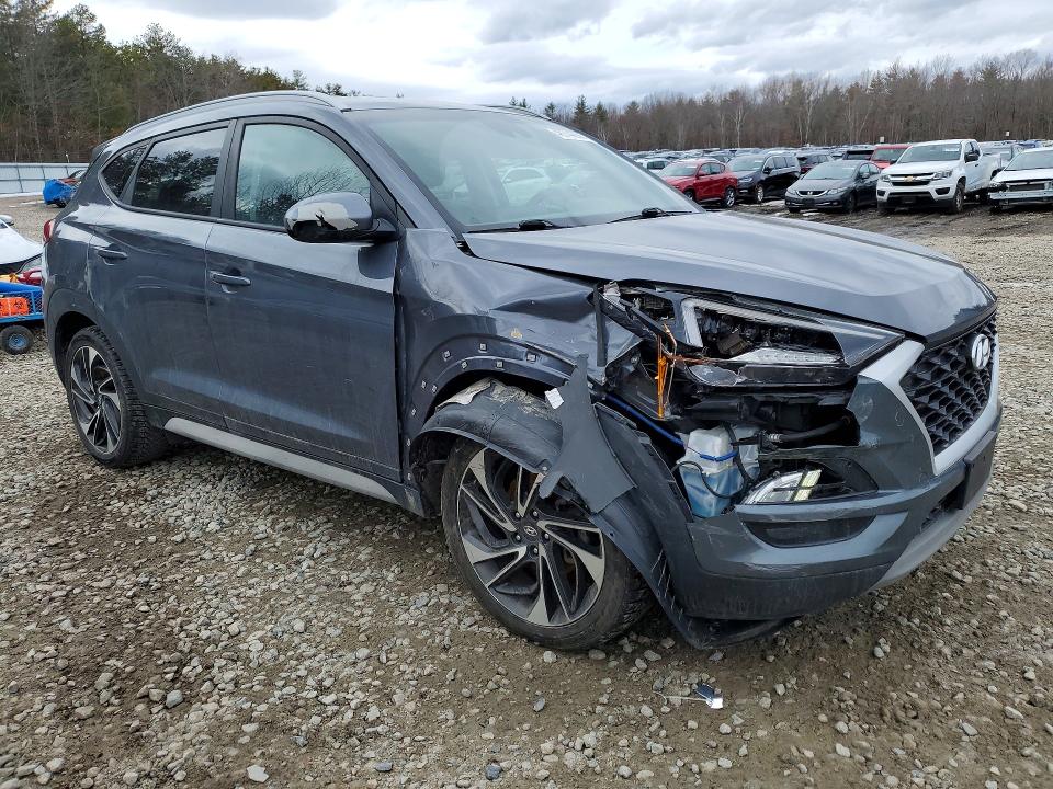 2019 Hyundai Tucson VIN KM8J3CAL5KU854379 COPART salvage auction — FRONT END, Me - Cert Of Title-Salvage Collisio, sold $3,700 on 2026-07-02 (photo 4)