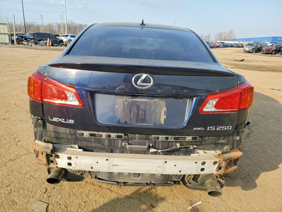 2009 Lexus Is VIN JTHCK262995029149 COPART salvage auction — REAR END, Oh - Cert Of Title-Salvage, sold $475 on 2026-07-14 (photo 6)