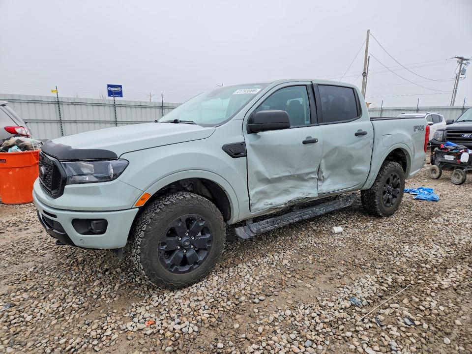 2021 Ford Ranger VIN 1FTER4FH1MLE03151 COPART salvage auction — SIDE, UT - SALVAGE CERTIFICATE, sold $12,500 on 2026-07-02 (photo 1)
