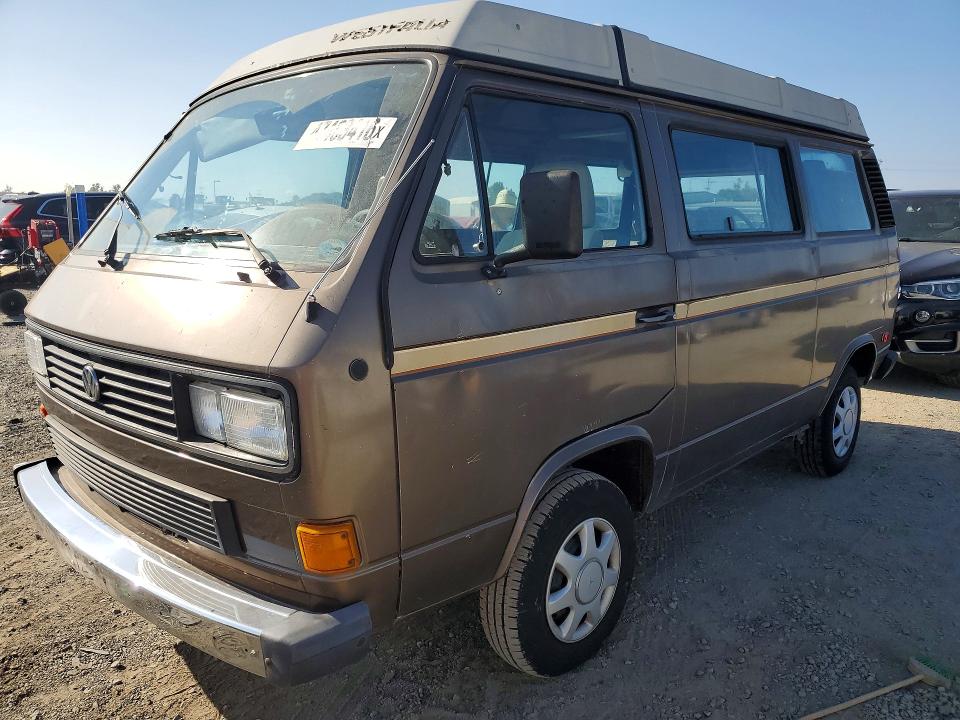 1987 Volkswagen VIN WV2XB0256GH018257 COPART salvage auction — MINOR DENT/SCRATCHES, Ca - App For Dup Clean Or Ac, sold $3,700 on 2026-07-10 (photo 1)