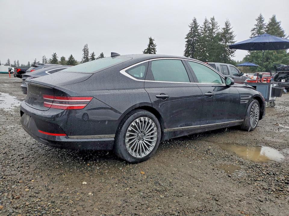 2023 Genesis G80 VIN KMTGE4S11PU005130 COPART salvage auction — FRONT END, FL - CERT OF TITLE SLVG REBUILDABLE, sold $6,800 on 2026-07-13 (photo 3)