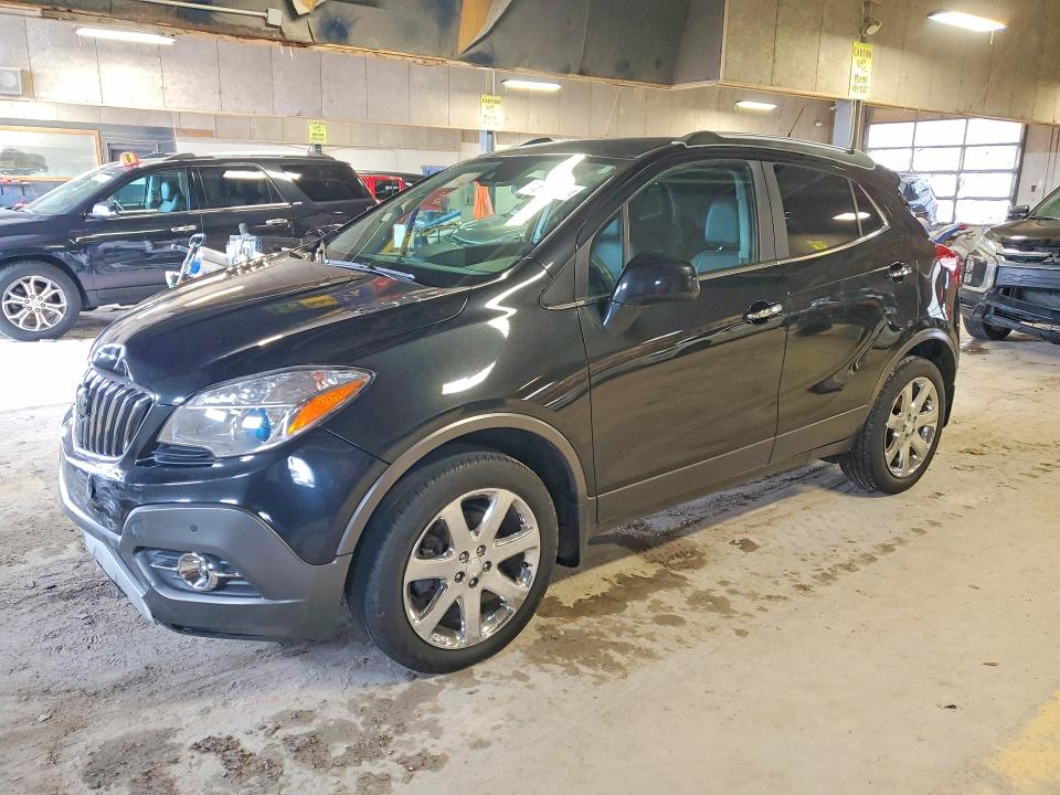 2013 Buick Encore VIN KL4CJHSB8DB079056 COPART salvage auction — FRONT END, In - Certificate Of Title, sold $975 on 2026-07-31 (photo 1)