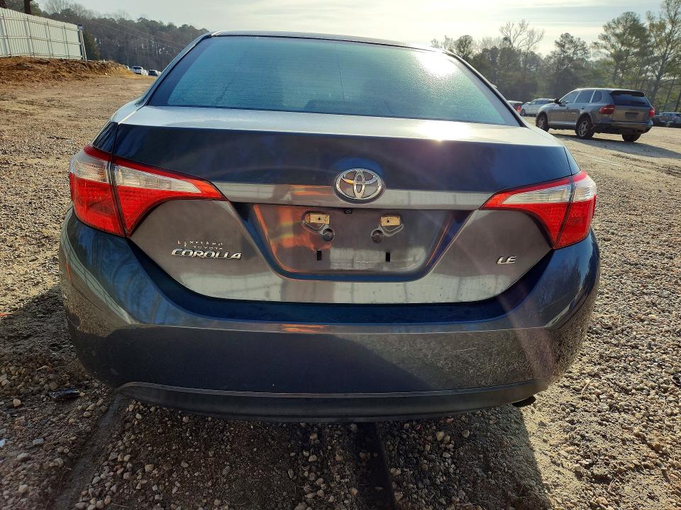 2016 Toyota Corolla VIN 5YFBURHE6GP540437 COPART salvage auction — SIDE, NC - SALVAGE CERTIFICATE OF TITLE, sold $2,750 on 2026-07-24 (photo 6)