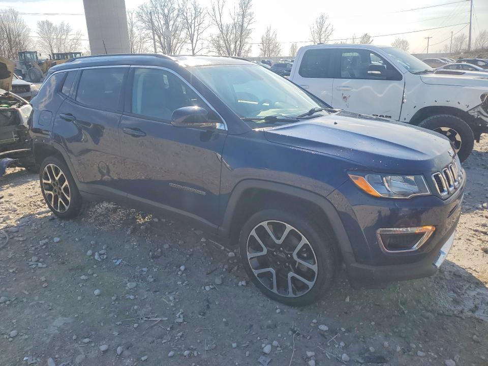 2017 Jeep Compass VIN 3C4NJDCB6HT628831 COPART salvage auction — REAR END, Mi - Certificate Of Title, sold $1,750 on 2026-07-02 (photo 4)