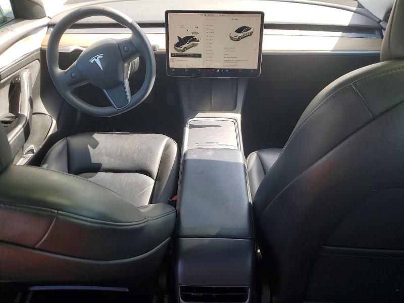 2021 Tesla Model 3 VIN 5YJ3E1EB7MF049640 COPART salvage auction — WATER/FLOOD, Ca - Salvage Certificate, sold $10,100 on 2026-07-27 (photo 8)