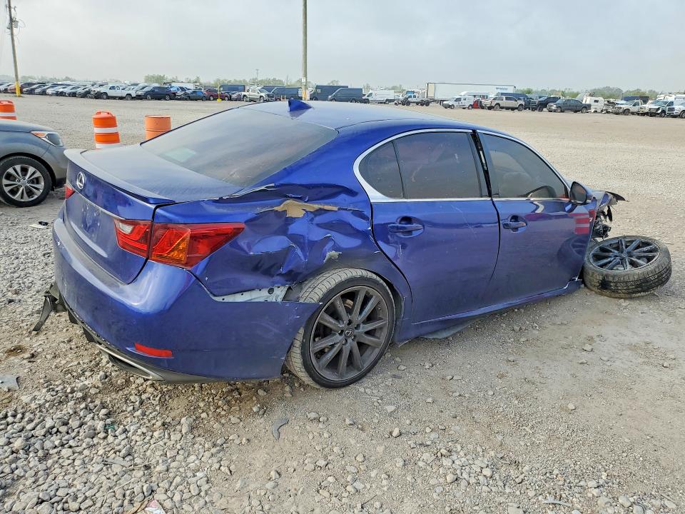 2015 Lexus Gs VIN JTHCE1BL9FA010068 COPART salvage auction — FRONT END, Tx - Salvage Vehicle Title, sold $950 on 2026-07-13 (photo 3)