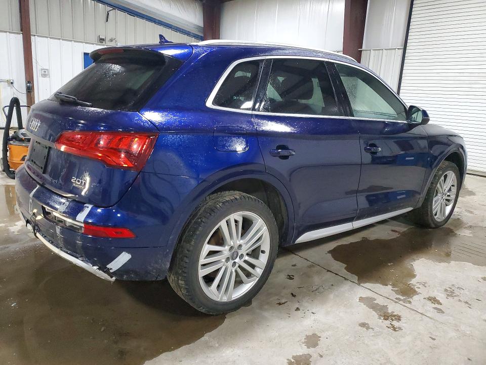 2018 Audi Q5 VIN WA1CNAFY0J2075184 COPART salvage auction — REAR END, Pa - Certificate Of Salvage, sold $475 on 2026-07-29 (photo 3)