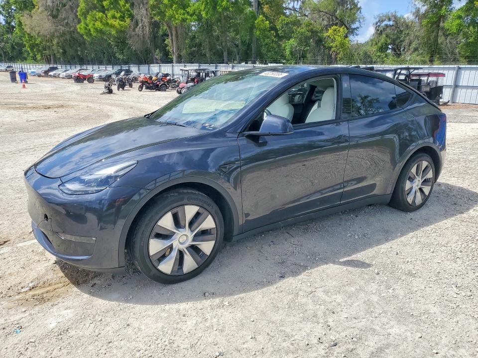 2024 Tesla Model y VIN 7SAYGAEE1RF045247 COPART salvage auction — REAR END, Fl - Cert Of Title Slvg Rebuildable, sold $10,700 on 2026-07-28 (photo 1)
