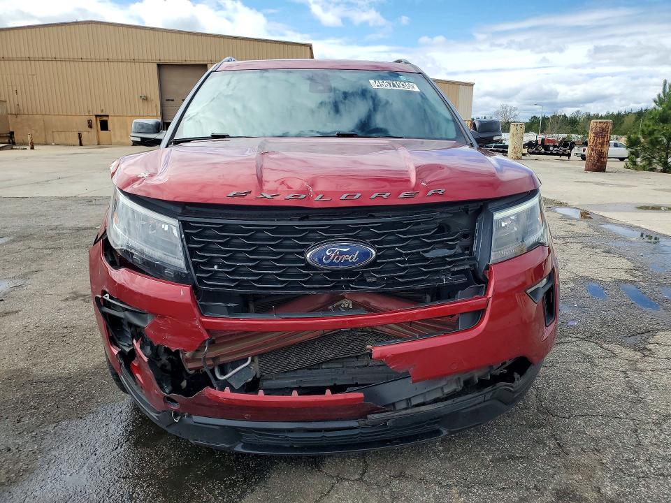 2018 Ford Explorer sport trac VIN 1FM5K8GT4JGC12211 COPART salvage auction — FRONT END, SC - CERTIFICATE OF TITLE, sold $3,400 on 2026-07-09 (photo 5)
