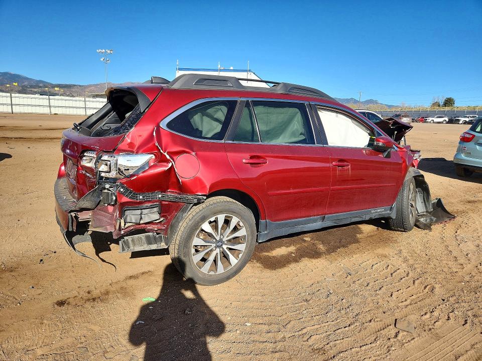 2016 Subaru Outback VIN 4S4BSBNC2G3359095 COPART salvage auction — FRONT END, CO, sold $350 on 2026-08-19 (photo 3)
