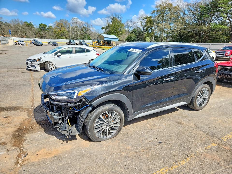 2021 Hyundai Tucson VIN KM8J33AL9MU284308 COPART salvage auction — FRONT END, AL - CERT OF TITLE-SALVAGE TITLE, sold $3,250 on 2026-07-06 (photo 1)