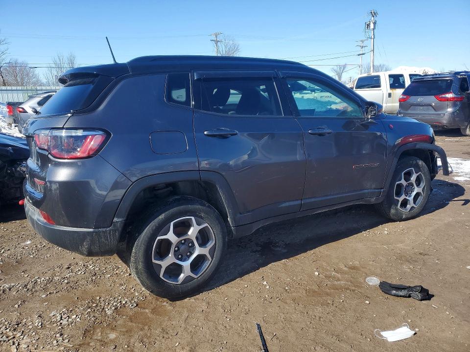2022 Jeep Compass VIN 3C4NJDDB0NT192259 COPART salvage auction — FRONT END, Salvage Title, sold $4,550 on 2026-08-03 (photo 3)