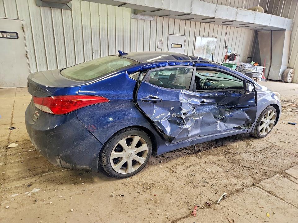 2013 Hyundai Elantra VIN KMHDH4AE3DU593469 COPART salvage auction — SIDE, Wi - Junked Vehicle Bill Of Sale, sold $400 on 2026-07-06 (photo 3)