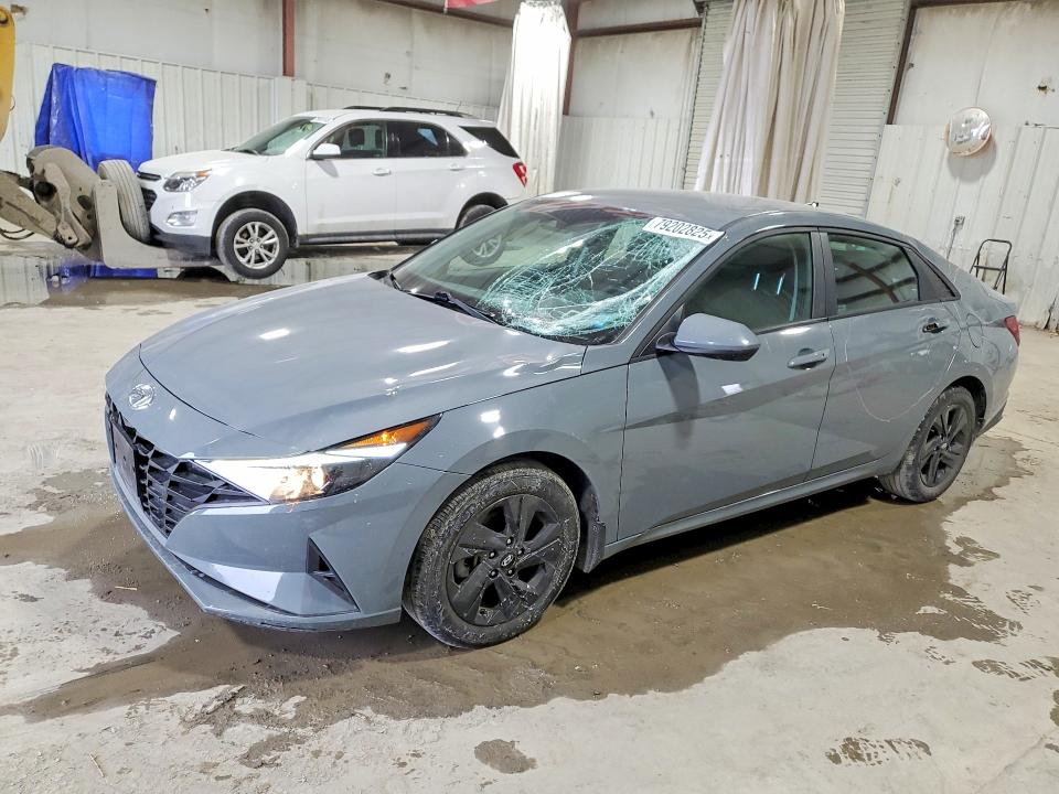2021 Hyundai Elantra VIN KMHLS4AG5MU099161 COPART salvage auction — FRONT END, Ny - Mv-907A Salvage Certificate, sold $4,800 on 2026-07-06 (photo 1)