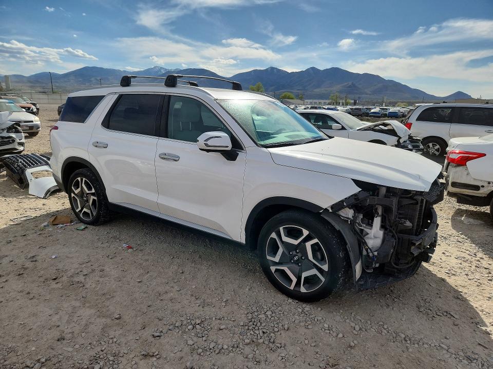 2023 Hyundai Palisade VIN KM8R4DGE4PU598340 COPART salvage auction — FRONT END, UT - SALVAGE CERTIFICATE, sold $14,900 on 2026-07-31 (photo 4)