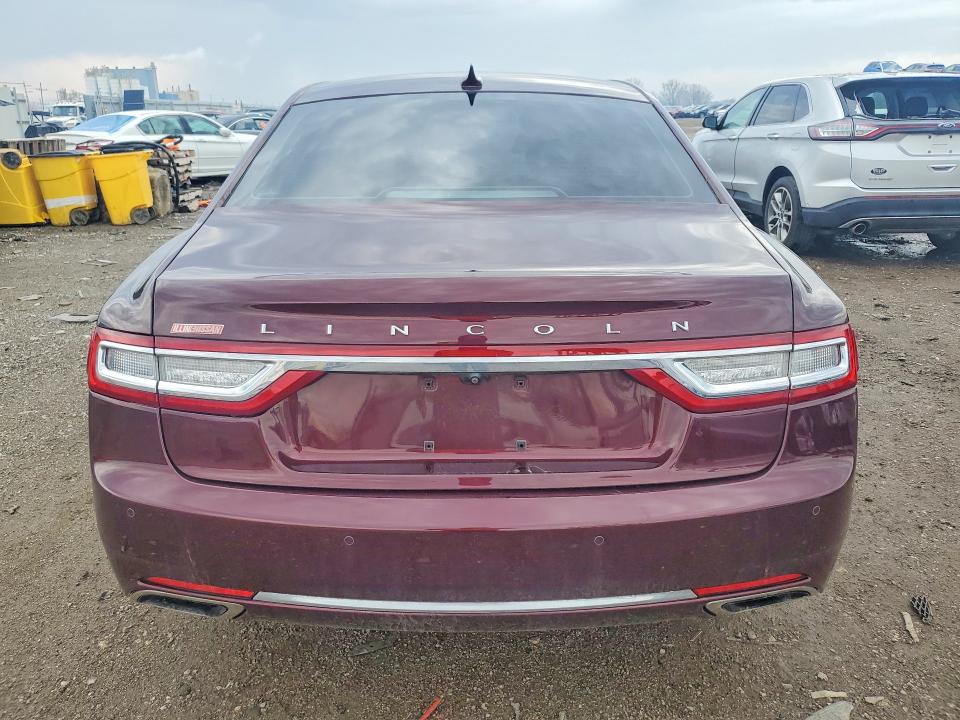 2019 Lincoln Continental VIN 1LN6L9SK9K5602739 COPART salvage auction — FRONT END, Il - Salvage Certificate, sold $6,300 on 2026-07-03 (photo 6)