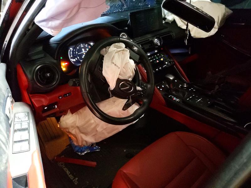 2024 Lexus Is 350 VIN JTHGZ1E22R5036162 COPART salvage auction — FRONT END, In - Certificate Of Title, sold $7,300 on 2026-07-14 (photo 8)