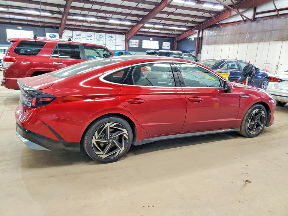 2024 Hyundai Sonata VIN KMHL14JA1RA357473 COPART salvage auction — SIDE, Ct - Cert Of Title-Salvage, sold $2,300 on 2026-07-23 (photo 3)