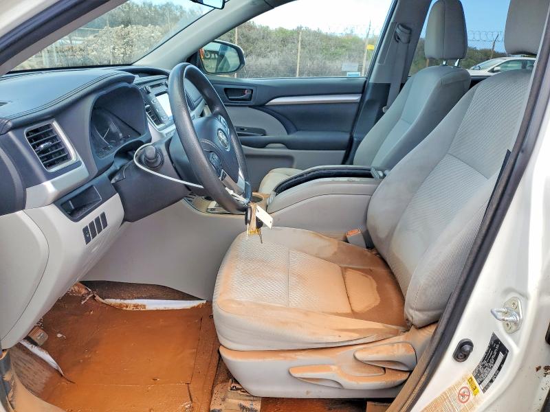 2014 Toyota Highlander VIN 5TDZKRFH8ES022996 COPART salvage auction — WATER/FLOOD, Hi - Certificate Of Salvage, sold $200 on 2026-07-27 (photo 7)