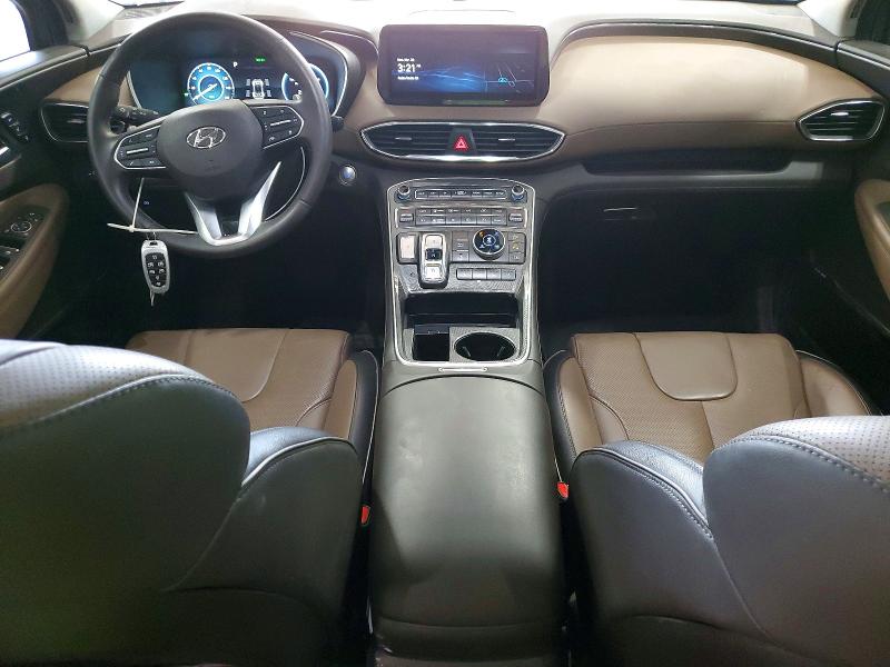 2022 Hyundai Santa fe VIN KM8S5DA10NU053320 COPART salvage auction — REAR END, Tx - Salvage Vehicle Title, sold $13,400 on 2026-07-13 (photo 8)
