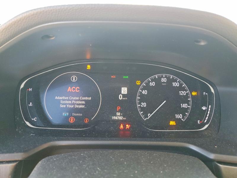 2019 Honda Accord VIN 1HGCV1F12KA030913 COPART salvage auction — REAR END, Md - Cert Of Salvage > 75% Damage, sold $4,800 on 2026-07-02 (photo 9)