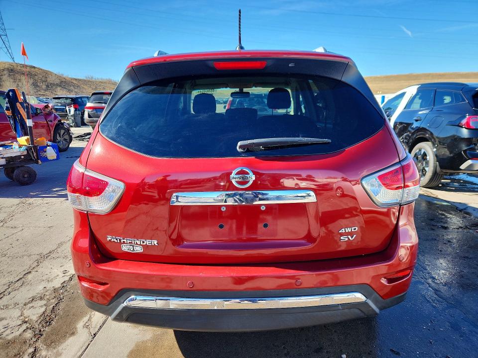 2016 Nissan Pathfinder VIN 5N1AR2MM1GC662306 COPART salvage auction — SIDE, Salvage Title, sold $2,050 on 2026-08-03 (photo 6)
