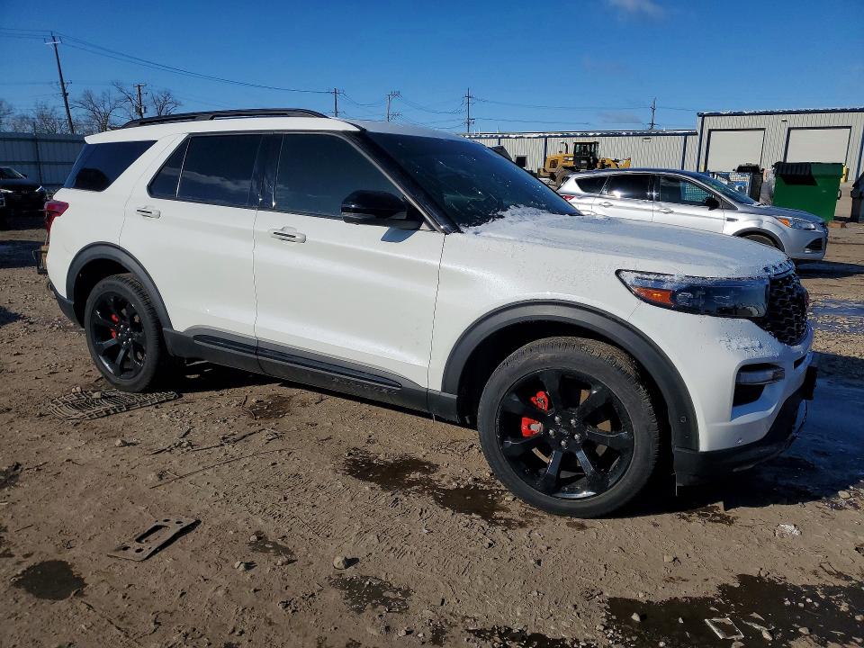 2022 Ford Explorer VIN 1FM5K8GC8NGA41887 COPART salvage auction — HAIL, Il - Salvage Certificate, sold $1,100 on 2026-06-29 (photo 4)