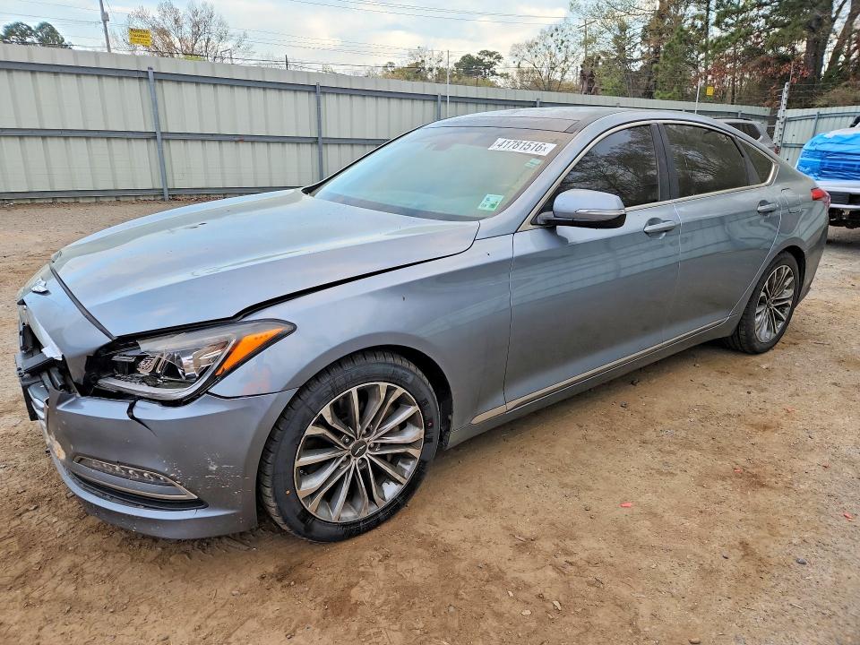2017 Genesis G80 VIN KMHGN4JE3HU176848 COPART salvage auction — MECHANICAL, Id - Salvage Certificate Of Title, sold $750 on 2026-07-16 (photo 1)