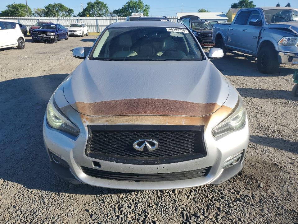 2017 Infiniti VIN JN1EV7AP9HM743274 COPART salvage auction — FRONT END, Wv - Salvage Certificate, sold $2,500 on 2026-07-16 (photo 5)