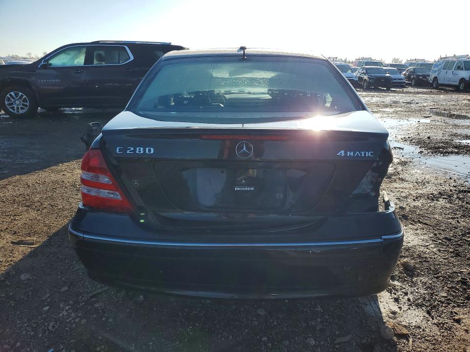 2006 Mercedes-benz C-klasse VIN WDBRF92H96F787936 COPART salvage auction — REAR END, Il - Salvage Certificate, sold $450 on 2026-07-07 (photo 6)
