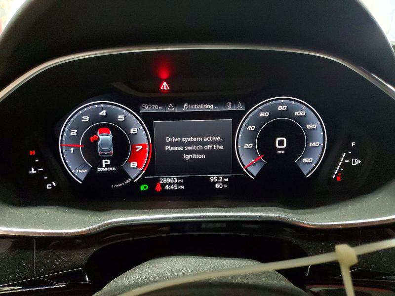 2020 Audi Q3 VIN WA1FECF32L1017535 COPART salvage auction — FRONT END, Mn - Cert Of Title-Salvage, sold $11,100 on 2026-07-09 (photo 9)
