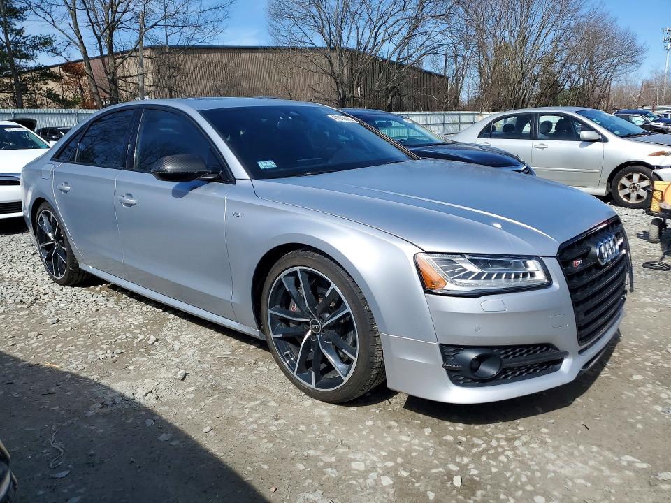 2017 Audi S8 VIN WUAJ5AFD0HN900064 COPART salvage auction — FRONT END, MA, sold $24,000 on 2026-08-06 (photo 4)