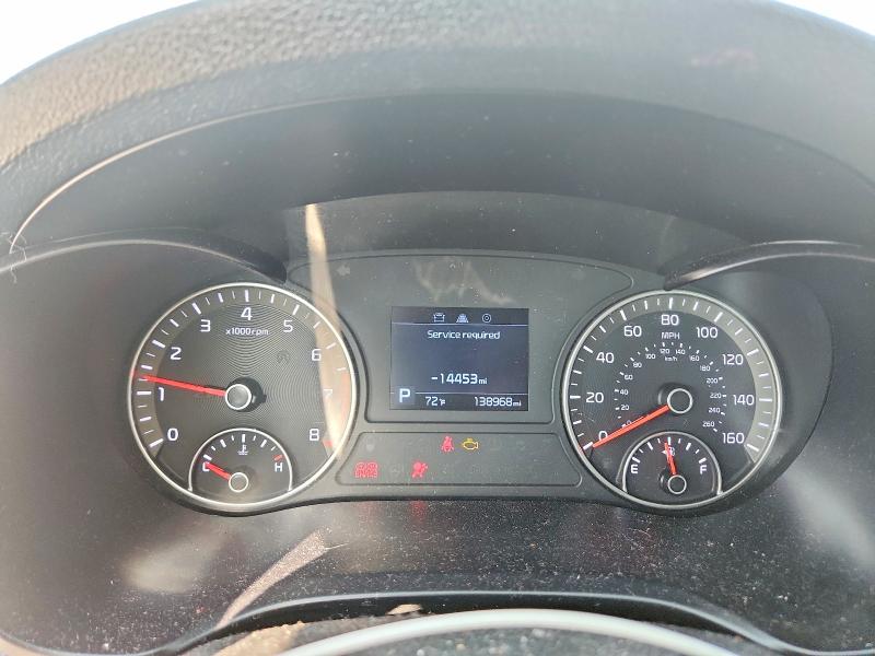 2019 Kia Optima VIN 5XXGT4L37KG295103 COPART salvage auction — FRONT END, TX - CERTIFICATE OF TITLE, sold $275 on 2026-07-21 (photo 9)