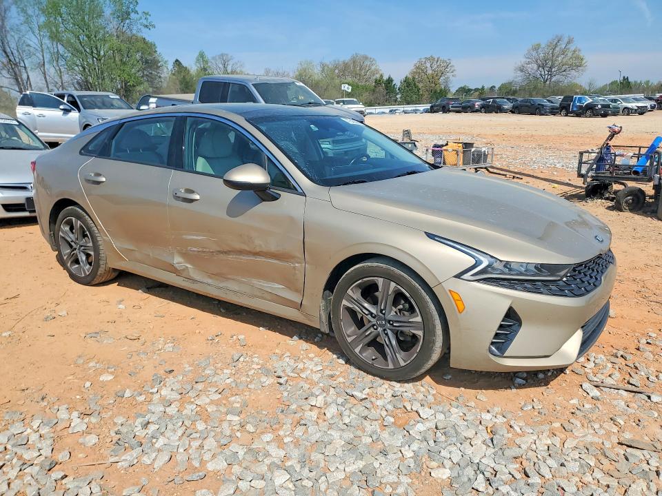 2021 Kia K5 VIN 5XXG34J28MG039372 COPART salvage auction — SIDE, Nc - Salvage Certificate Of Title, sold $4,650 on 2026-07-13 (photo 4)